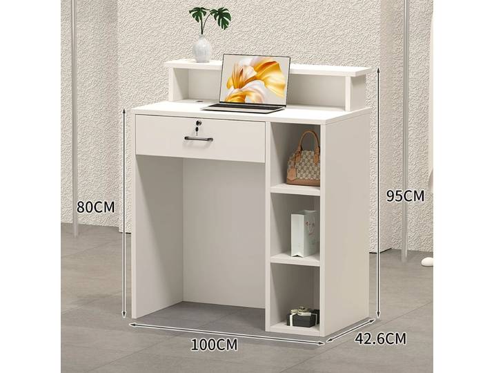 Bureau petits bureaux De réception Salon Unique luxe Simple bureau De réception Salon De beauté Escritorio De réception mobilier De bureau