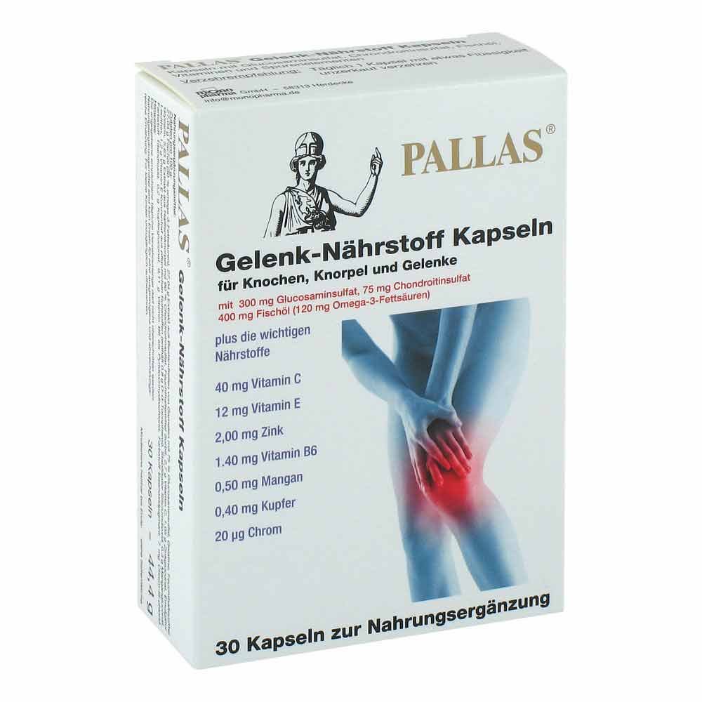 Monopharma GmbH Pallas Gelenk Nährstoff Kapseln 06180411