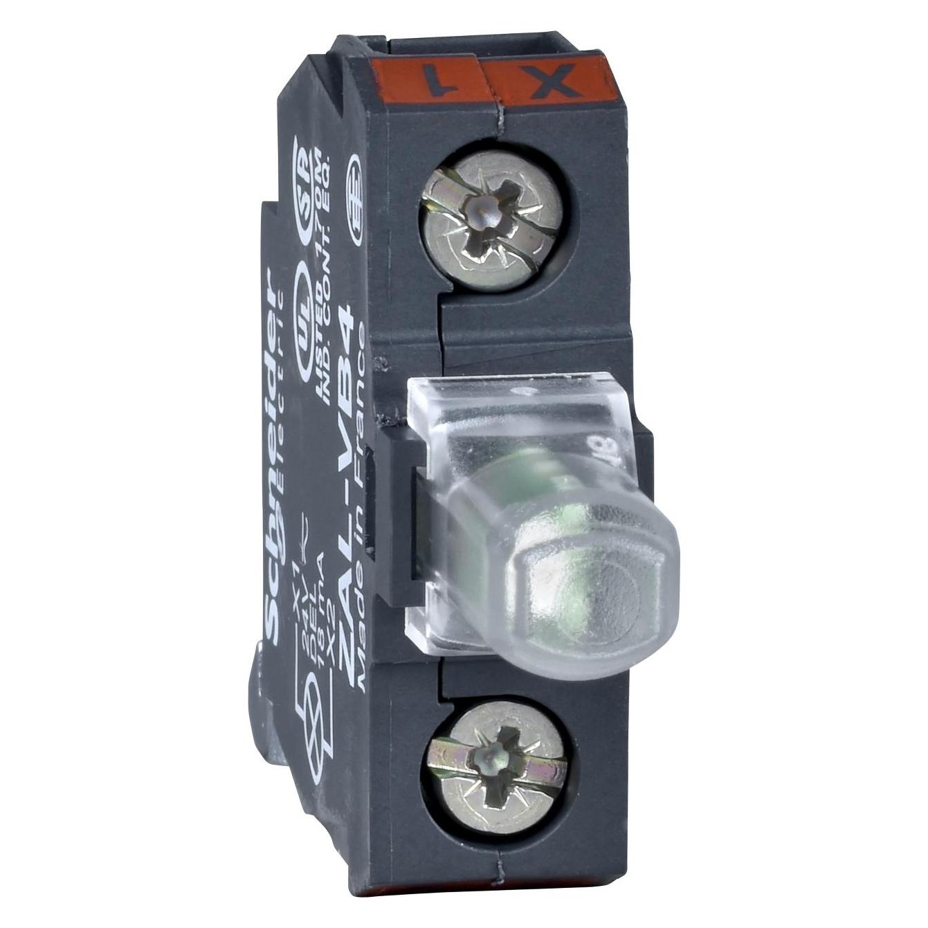 Schneider Electric Beleuchtungsblock LED weiß 24V (ZALVB1)