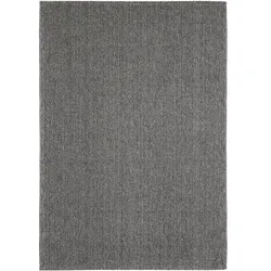 Carpetsale24 Teppich 160x230 cm Grau, Einfarbig & Weich, Moderner Schlingenflor für großes Wohnzimmer oder Schlafzimmer, Pflegeleicht & Stilvoll