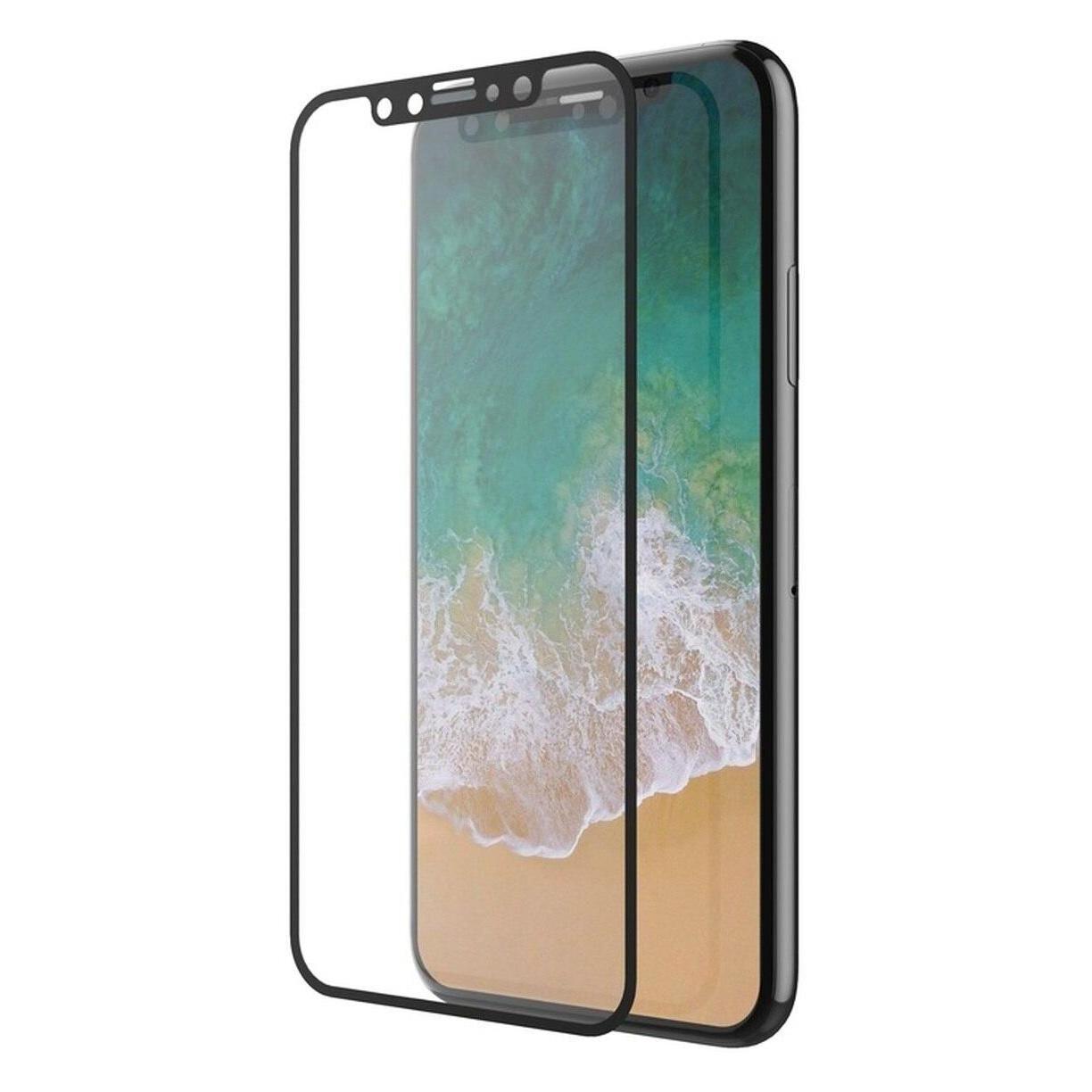 Devia Van Entire View Anti-glare Tempered Glass iPhone XS Max (6.5) black (1 Stk., Apple iPhone XS Max) (102010432021)