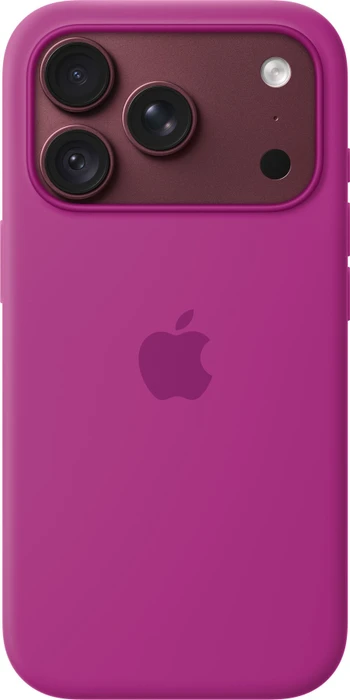 iPhone 18 Pro Silikon Case mit MagSafe - Magenta