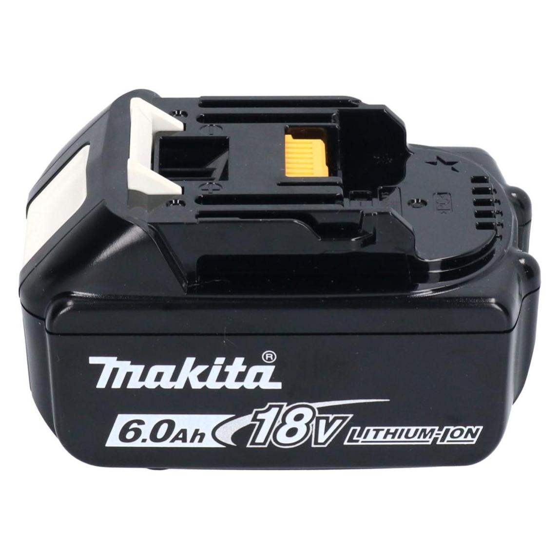 Makita DMR 055 G1 Akku Radio 18 V FM mit Laterne 360° Taschenlampe + 1x Akku 6,0 Ah - ohne (FM) (DMR055G1)