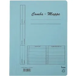 Bene Dreiflügelmappe Comba DIN A4 Blau Manilakarton