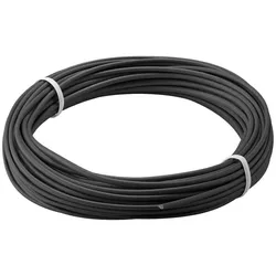 Kupferlitze isoliert, 1x0,14mm, 10m - Farbe: schwarz