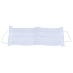 MUNDSCHUTZ PAPIERVLIES m.Gummiband weiß 10 St