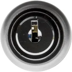RS PRO 2 Pos maint 1NO/1NC Key Switch Black, Schalter + Taster, Schwarz