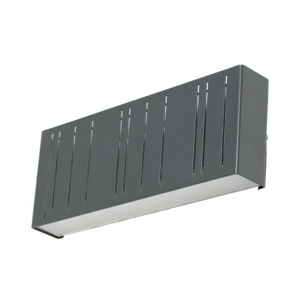Design muurlamp Fully van KS Verlichting in zwart en grijs van aluminium