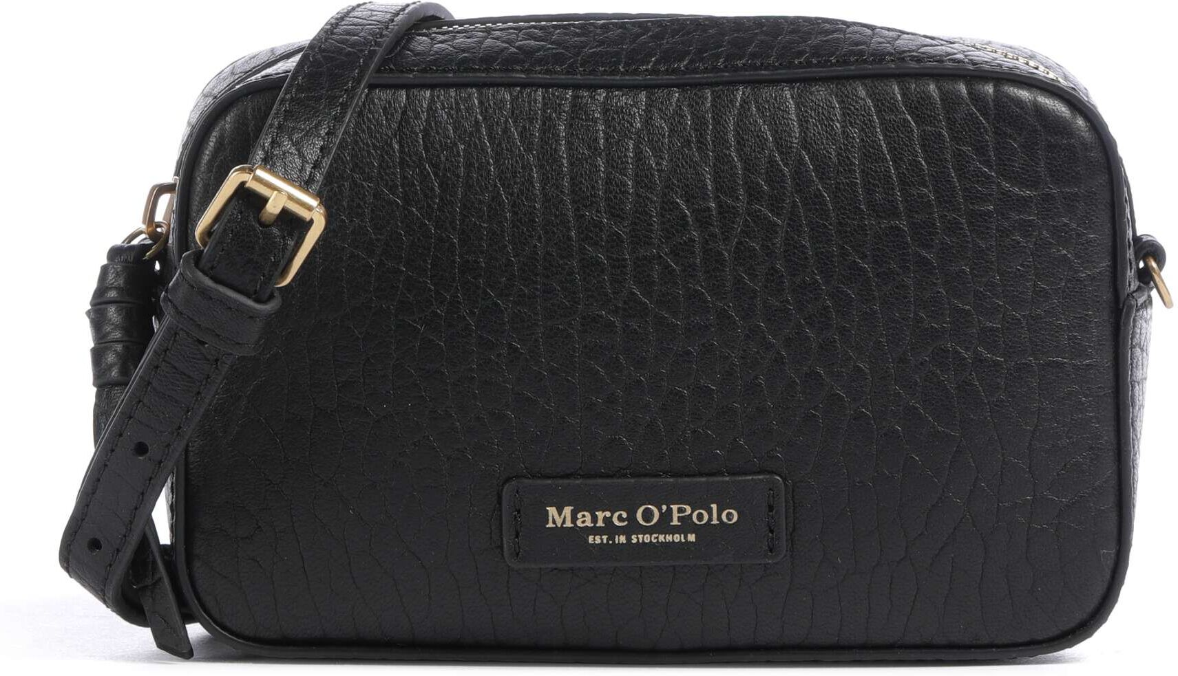 Marc O' Polo S Umhängetasche aus Leder, schwarz