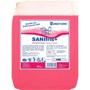 Dreiturm Badreiniger 4369, SANIfris+, Sanitärreiniger, gegen Kalk und Schmutz, 10 Liter