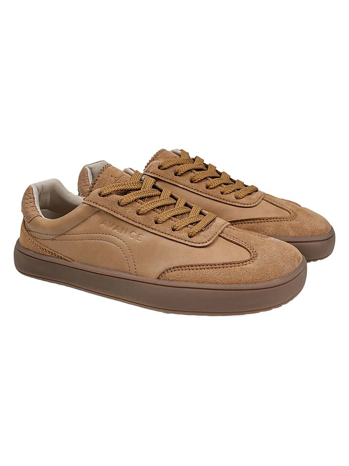avance shoes Barfußschuhe in Hellbraun - 39