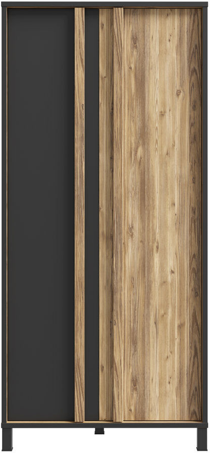 Natur Pur Glenview Manufactured Wood Wardrobe Manufactured Wood 194cm H X 89.5cm W X 58cm D