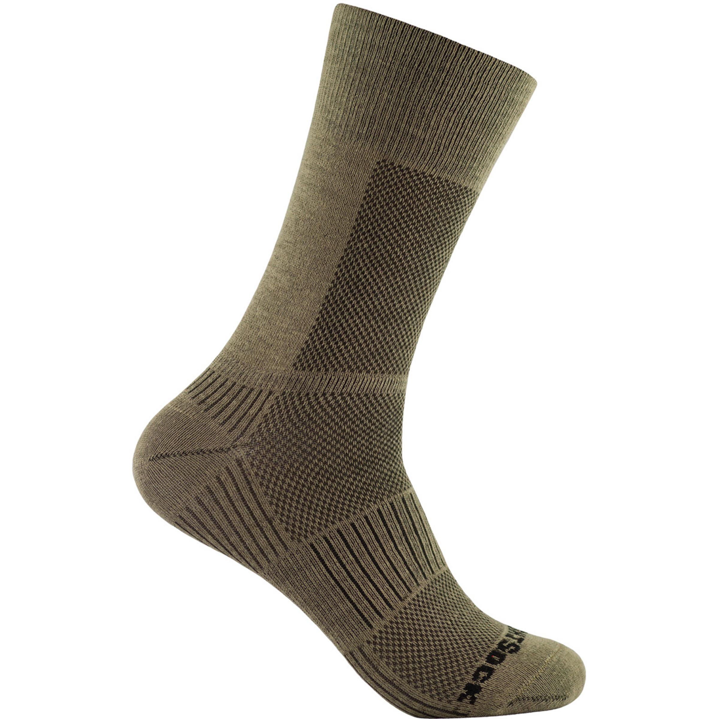 Wrightsock Coolmesh II Crew Laufsocken beige Größe 41.5 Trailrunning | Laufen Atmungsaktiv