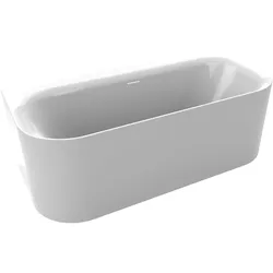 RIHO Devotion B2W Badewanne, optional mit Riho Fall/Sparkle Mood, 180x80x60cm, 245 Liter, glänzend weiß, B096001005, Ausführung: ohne Funktionen