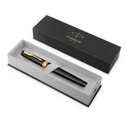 Parker Pen, Schreibstifte, Meridian Matt Black GT F Füllfederhalter