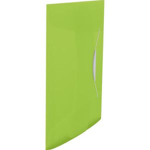 Esselte Eckspanner 624041, Vivida, A4, Kunststoff, grün, 3 Einschlagklappen