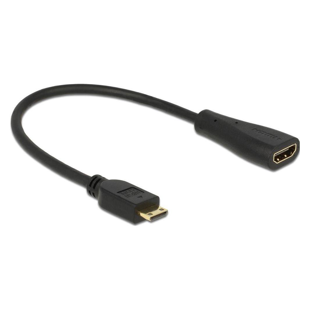 Delock Mini HDMI zu HDMI (0.23 m) (65650)
