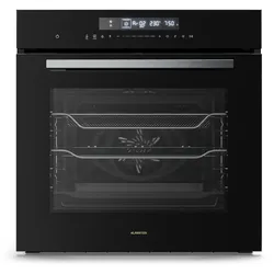 Klarstein Airjet Backofen | Elektroherd mit Heißluftfrittier-Funktion | 2900 W | 72 l | 60 cm Schwarz