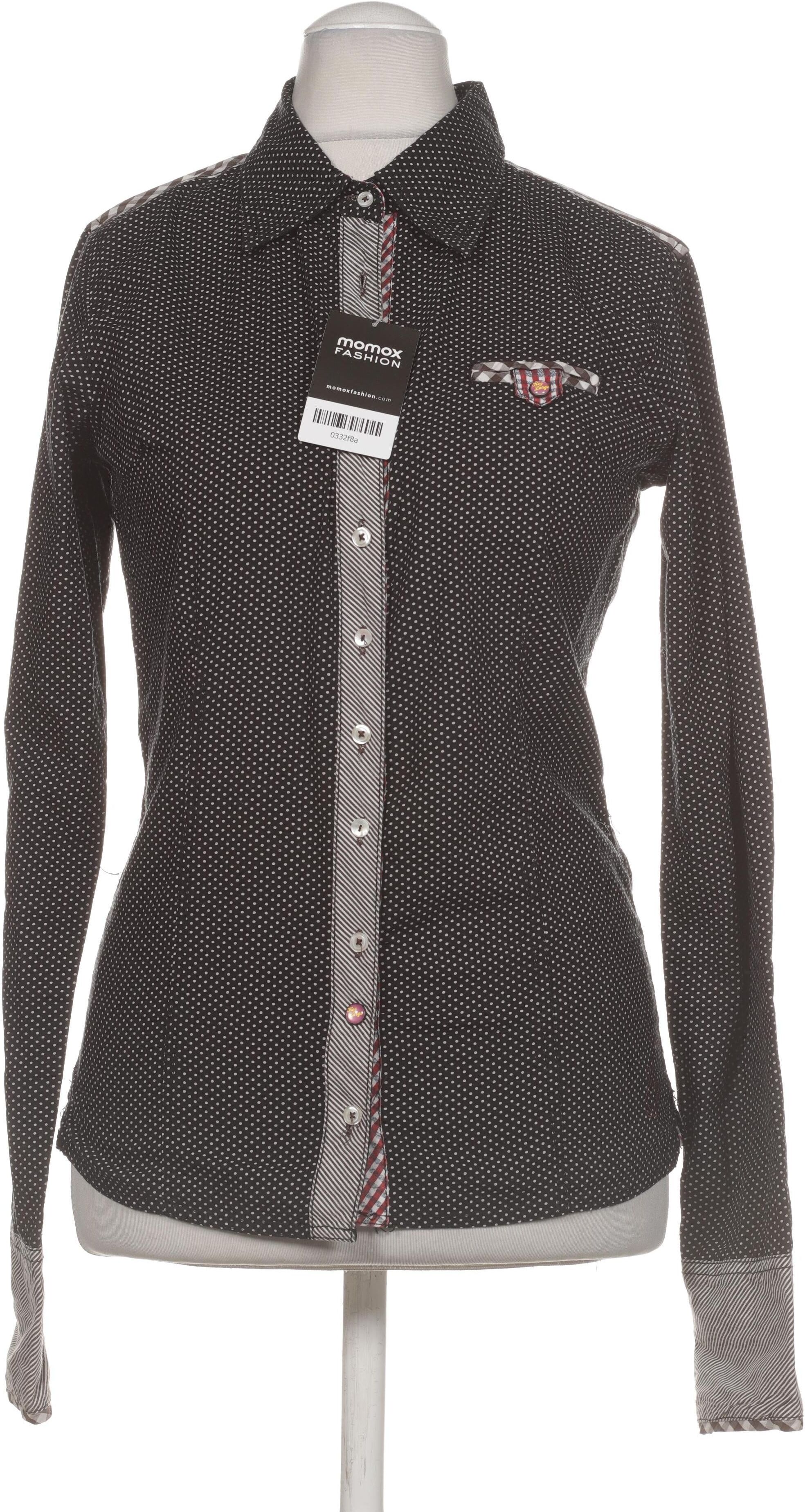 Key Largo Damen Bluse, Schwarz, Gr. M, Baumwolle - Second Hand