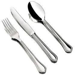 Set 18 Besteckteile Conimbriga Inox 18/10 (6 Tischmesser+6 Tischgabeln+6 Tischlöffel)