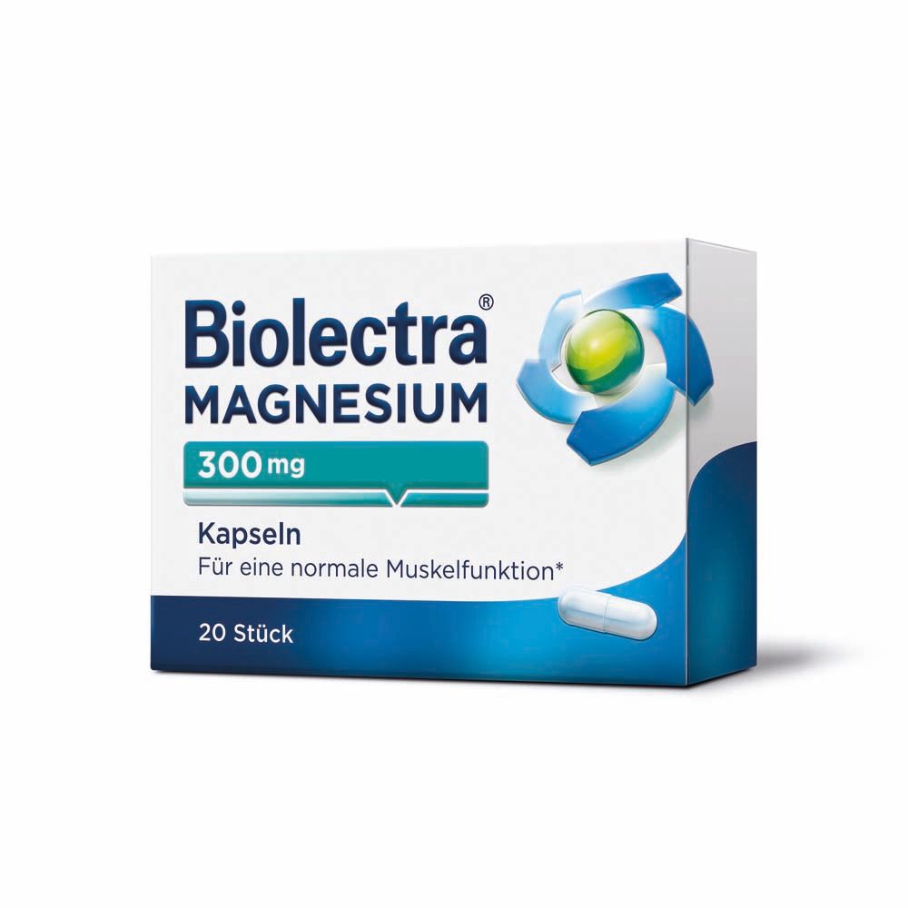 Biolectra Magnesium 300 mg Kapseln 20 St