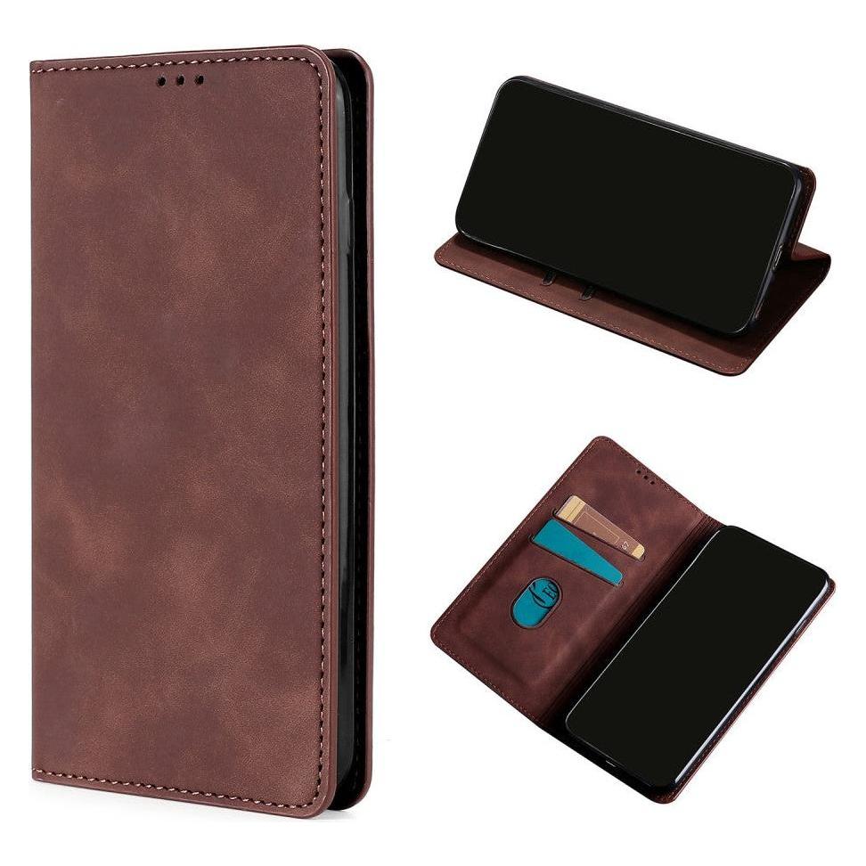 Cover-Discount Xiaomi Mi 11 - Stand Flip Case Hülle dunkelbraun (Xiaomi Mi 11) (101909587E)