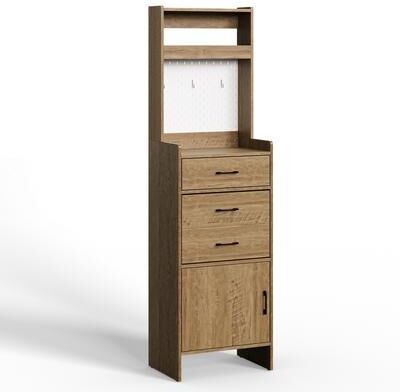 Royalcraft "Shoe Storage Cabinet 19.7"" Wide with Pegboard"