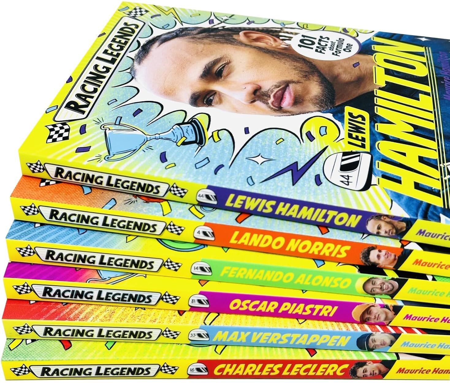 MACMILLAN Racing Legends 6 Books Collection Set by Maurice Hamilton – Formula 1 & Motorsport Collection