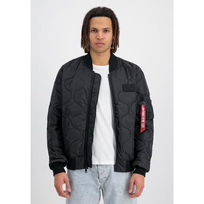 Bomberjacke ALPHA INDUSTRIES "MA-1 ALS", Herren, Gr. S, schwarz, Obermaterial: 100% Polyester. Futter: 100% Nylon, Jacken Bomberjacke