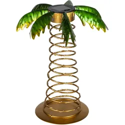 LED Solar-Palme: 20 LEDs, 0 Stromkosten - Geniale Garten- & Balkon Deko, einfache Installation, maximale Urlaubsstimmung sofort