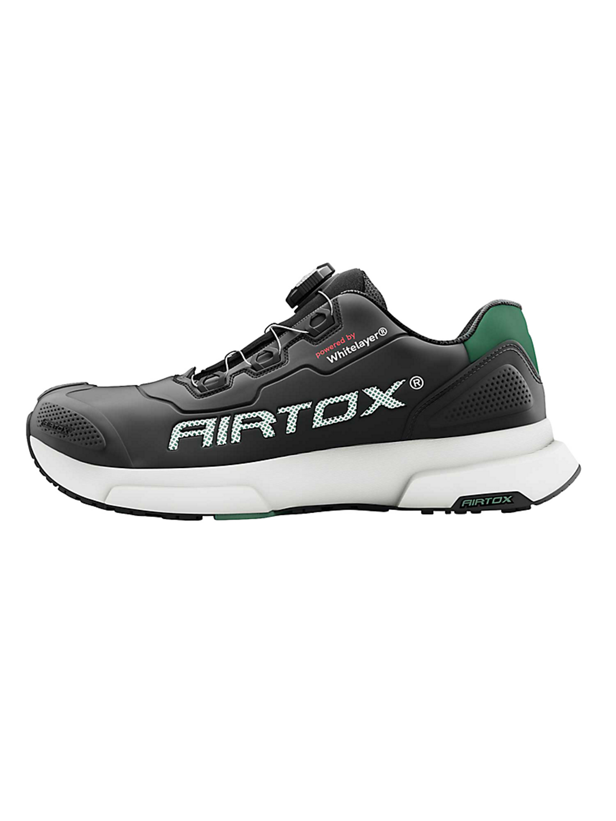 AIRTOX Sicherheitsschuhe FL44 Styrosoft-Sohlen Whitelayer Nageldurchtrittschutz Drahtverschluss - Größe 46