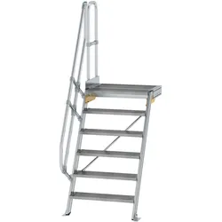Munk Treppe mit Plattform 60° Stufenbreite 800 mm - 600386