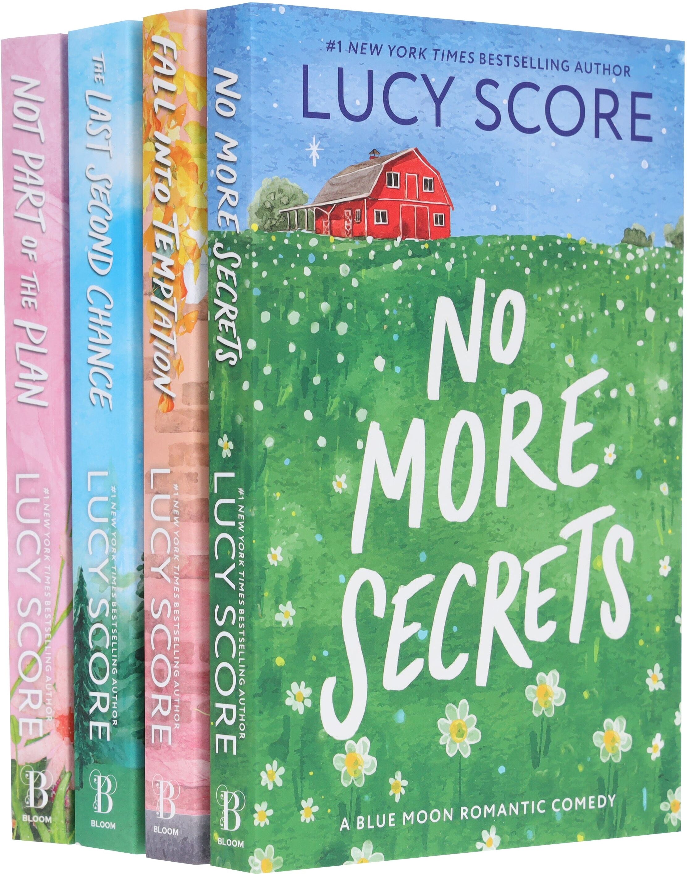 A Blue Moon Romantic Comedy Series by Lucy Score 4 Books Collection Set - Fiction - Paperback Bloom Books