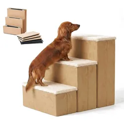 Relaxdays Hundetreppe (Hund, Katze, Faltbar), Tiertransport