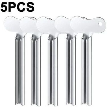 Uplift Treasures Stainless Steel Toothpaste Tube Squeezer 5pcs