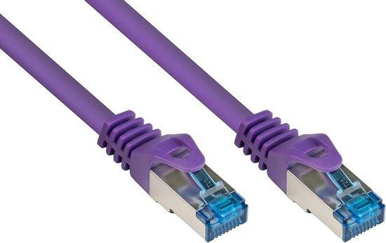 Cat.6A S/FTP Netwerkkabel 10 Gigabit Ethernet LAN Patchkabel met Vergrendelingsbescherming WAN