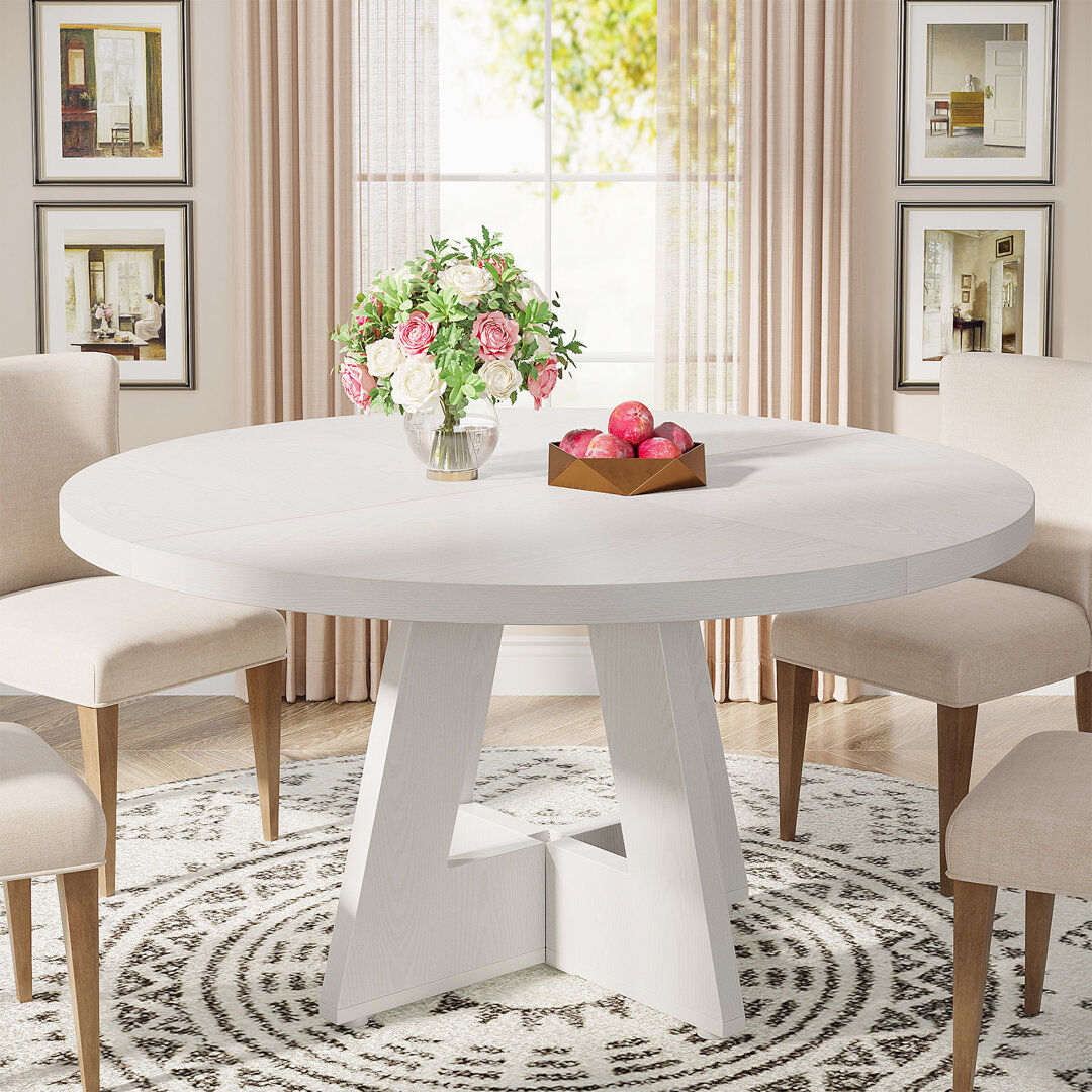 Blue Elephant 120Cm Dining Table White