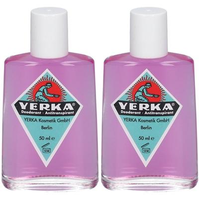 Yerka Deodorant Antitranspirant 2x 2x50 ml Flüssigkeit