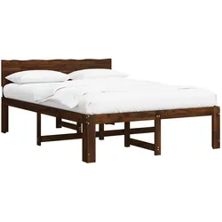 vidaXL, Bett, Holz-Bettgestell (150 x 200 cm)