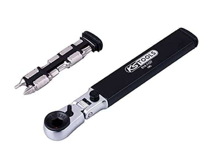 KS TOOLS 514.1127 - Cliquet Porte-embouts 8 en 1