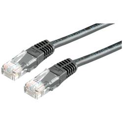 VALUE Patchkabel Cat.6 (Class E) UTP, schwarz, 1 m 21.99.1535