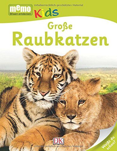 memo Kids, Band 19: Große Raubkatzen - Preis vom 02.10.2026 23:42:20 h