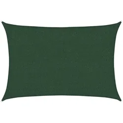 vidaXL Sonnensegel 160 g/m2 Dunkelgrün 2x3 m HDPE