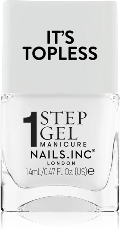 Nails Inc. It’s Topless gel nail polish with long-lasting effect shade Reese 14 ml
