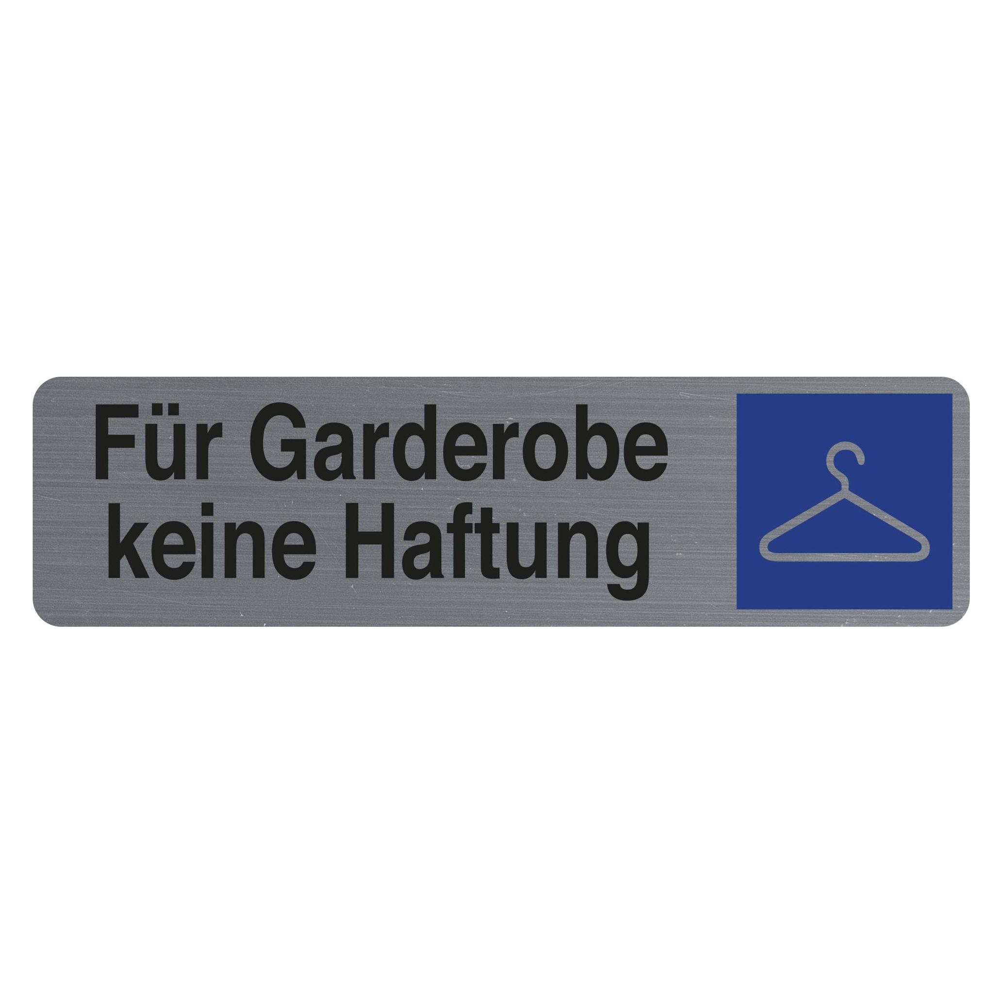 Exacompta Selbstklebendes "Türschild Garderobe" (67192B)