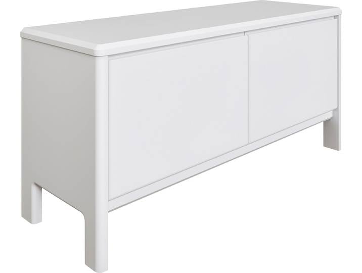 Kommode OTTO HOME Luven , weiß, B:98cm H:48cm T:34cm, Massivholz, Sideboards, Kommode, FSC zertifiziertes Massivholz, mit 2 Schubkasten