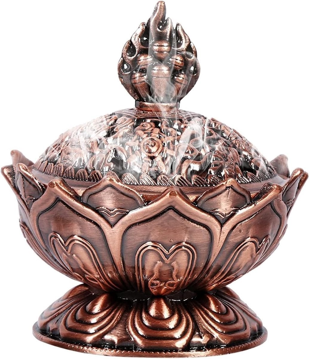 Dailygoods - Vintage Lotusvorm Wierookbrander voor Meditatie en Slaapbevordering