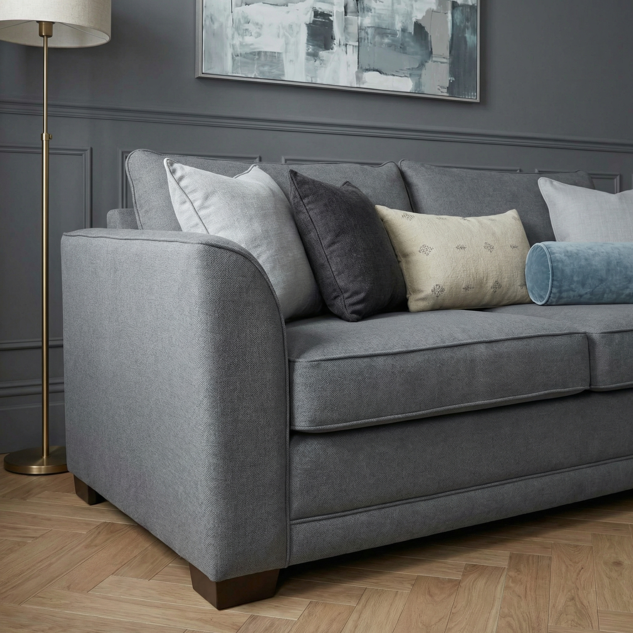 Sofa Style Ardley 3 Seat Sofa Bed in Smoke Grey