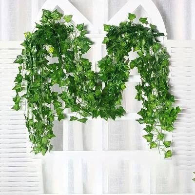 Inspired Finds Lifelike Artificial Ivy Leaf Hanging Vine Garland For Home And Event Decor sweet Potato 164.04 Ft