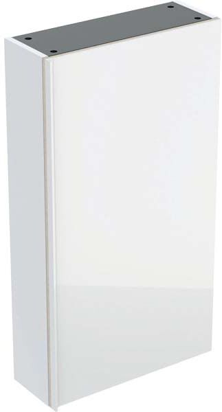 Geberit armoire Acanto 500639012 45x82x17.4cm, verre blanc - blanc brillant